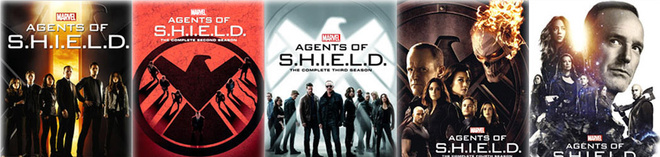 Agents of S.H.I.E.L.D. Kaudet 1-5. Luoja: Josh Whedon 30xDVD