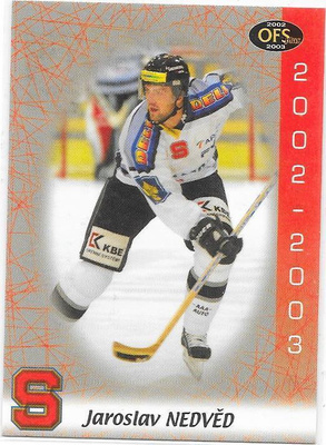 2002-03 OFS Plus #11 Jaroslav Nedved Sparta Praha ex HPK