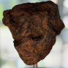 "Face from Another World" – Rare Meteorite Artifact ”Skull” - pikkukuva 4