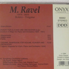 Ravel • Boléro • Tzigane CD - pikkukuva 3