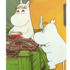 Purkkakuva Muumi 1995 Purukumikuva - pikkukuva 1