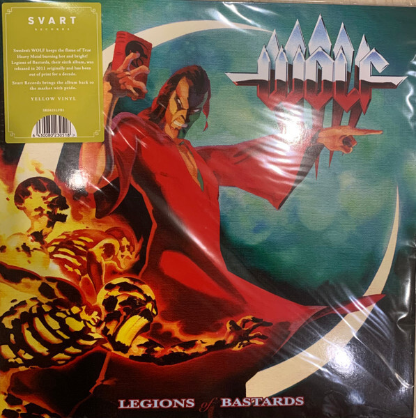 Wolf – Legions Of Bastards LP SEALED YELLOW