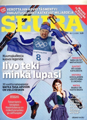 Seura n:o 9 2018 Iivo. Krista. Jannika B. Milja. Historiaa.