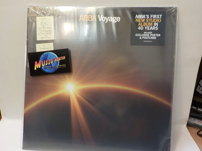 ABBA - VOYAGE "SS" 2021 UUSI + POSTER + POSTCARD 1st press