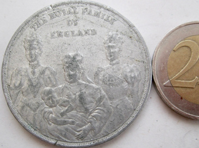 Mitali Kuningasperhe Englanti Matchless Metallilakka 1800-l