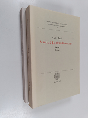 Valter Tauli : Standard Estonian grammar Pt. 1-2 : Phonol...