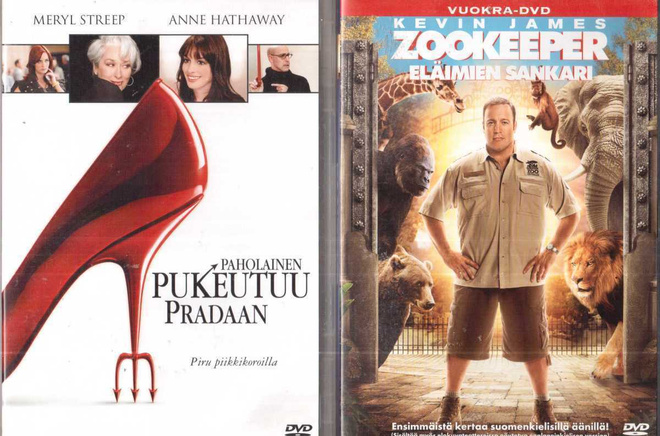 2 KPL DVD ELOKUVIA