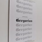 Aapo Junkola : Gregorius (signeerattu, tekijän omiste) - pikkukuva 1
