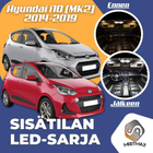 Hyundai i10 (MK2) Sisätilan LED-sarja 6-osainen - pikkukuva 1