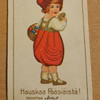 lapsella pääsiäismuna,pikkukortti, kulkenut 1936 - pikkukuva 1