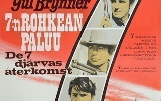 Elokuvajuliste: 7:n rohkean paluu (Yul Brynner)