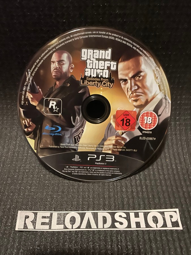 Grand Theft Auto Episodes from Liberty City - DISC PS3