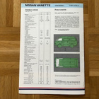 Esite Nissan Vanette 1987 - pikkukuva 5