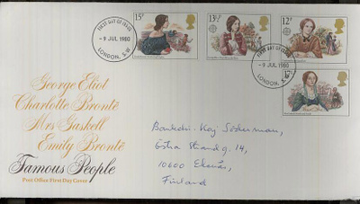 Englanti Mi 841-4 FDC