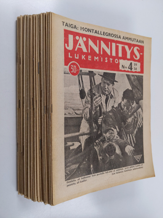 Jännityslukemisto 1954, 39/52 osaa (puuttuu osat: 1, 2, 3...