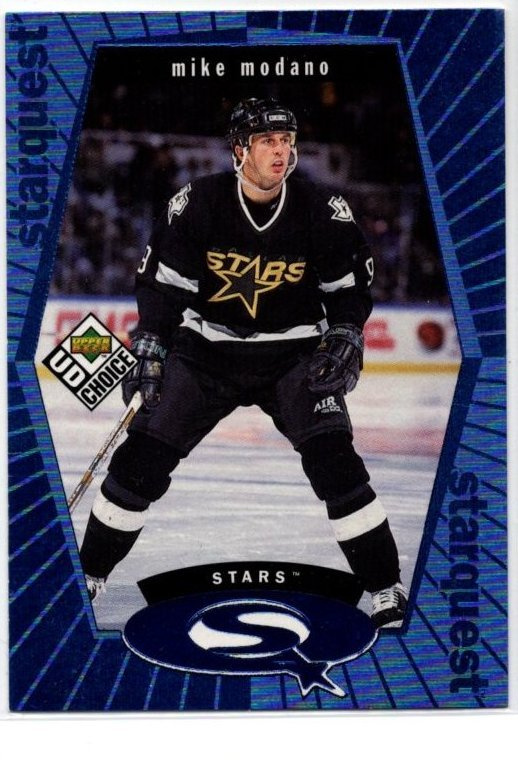 Mike Modano 98-99 UD Choice StarQuest Blue SQ24