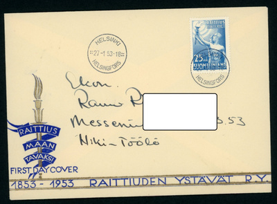 FDC 1953 Raittius