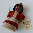 Vanha Eskimo-tyttö figuuri - Indien Art Eskimo Canada - pikkukuva 3