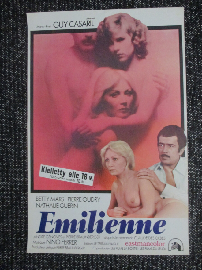 Emilienne (1975) - vanha elokuvajuliste (-K18-)