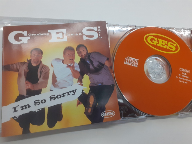 GES - I'm So Sorry (CD) MINT!! Granberg Ekman Sarin