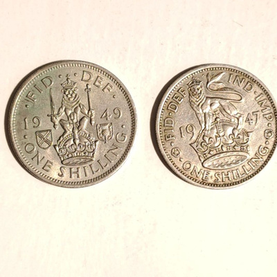 British kolikot 1947 ja 1949