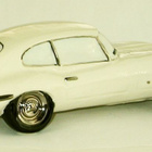 Carlton Ware Jaguar E-type coupe valkoinen, 1:15 - pikkukuva 2