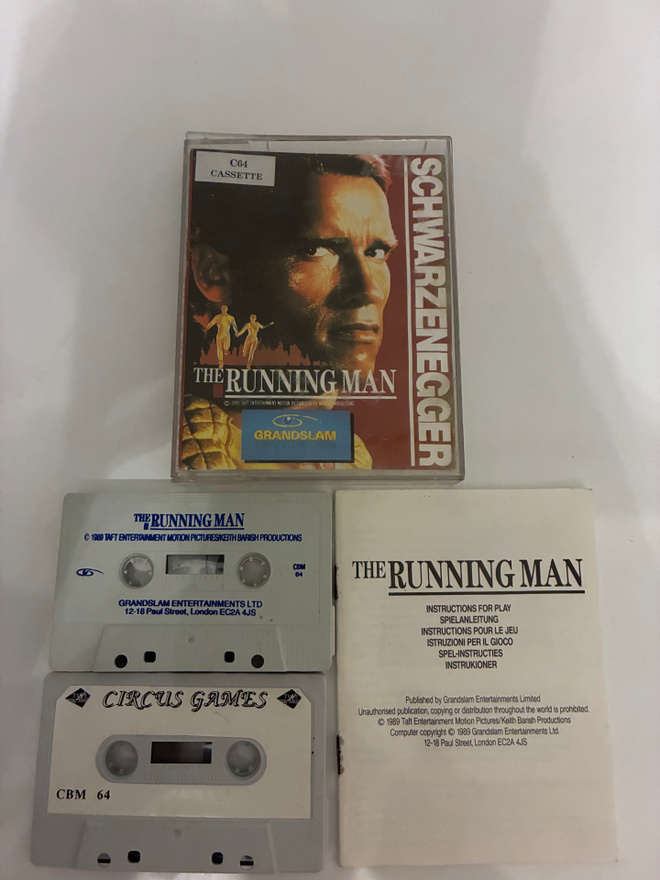 Commodore 64 the running man