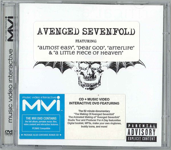 Avenged Sevenfold (CD+DVD) NEAR MINT!! s/t