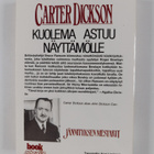 Carter Dickson : Kuolema astuu näyttämölle - pikkukuva 2