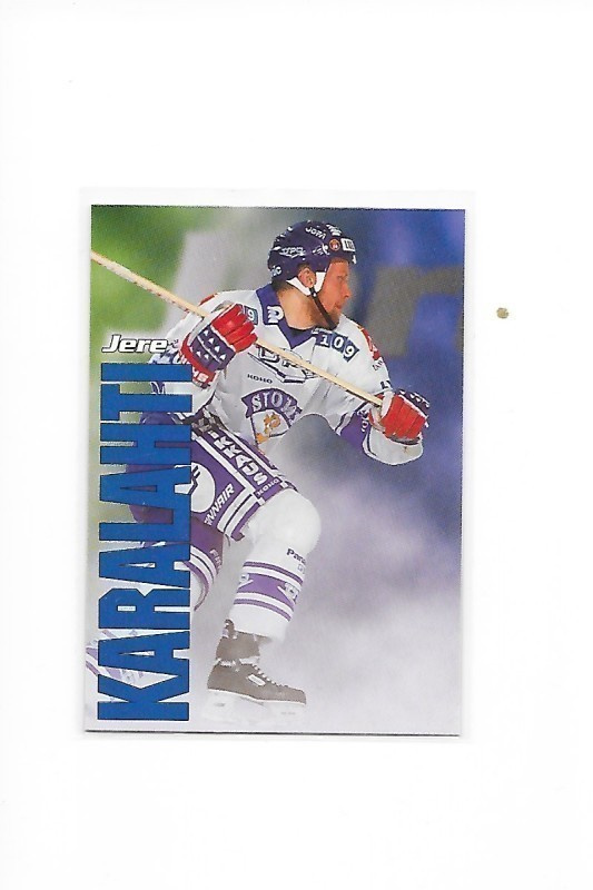 1998-99 CardSet Maajoukkue #7of47 Jere Karalahti HIFK