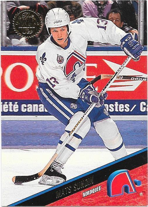 1993-94 LEAF #136 Mats Sundin Quebec Nordiques