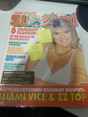 SUOSIKKI #10 / 1986 LEHTI + ZZ TOP JULISTE