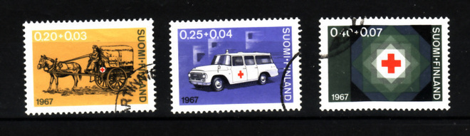 Suomi PR sarja 1967, leimattu