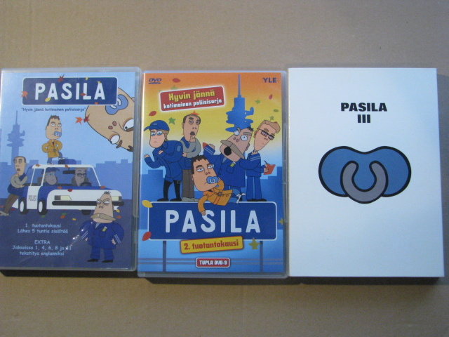 PASILA 1. - 3. Tuotantokaudet( + kirja )