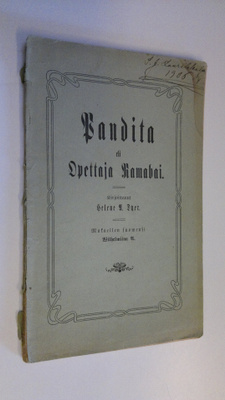 Helene A. Dyer : Pandita eli opettaja Ramabai