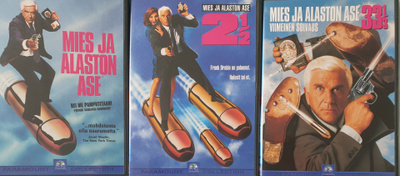 Mies ja alaston ase trilogia DVD