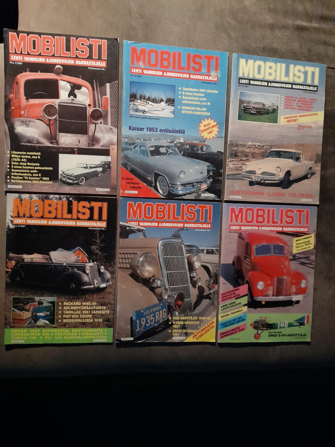Mobilisti 1987 Vuosikerta + Kansio