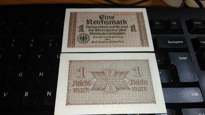 Germany Saksa 1 Reichmark P136 UNC