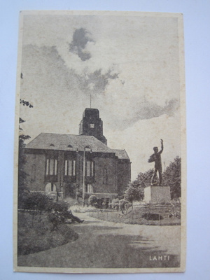VANHA Postikortti Lahti n. 1940-l