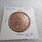 10  penniä   1914    hienokuntoinen - pikkukuva 5