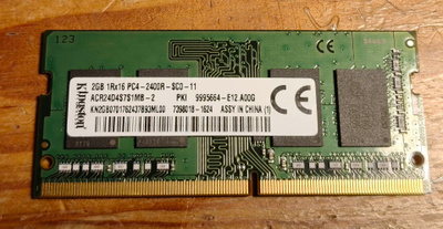 2GB DDR4 sodimm