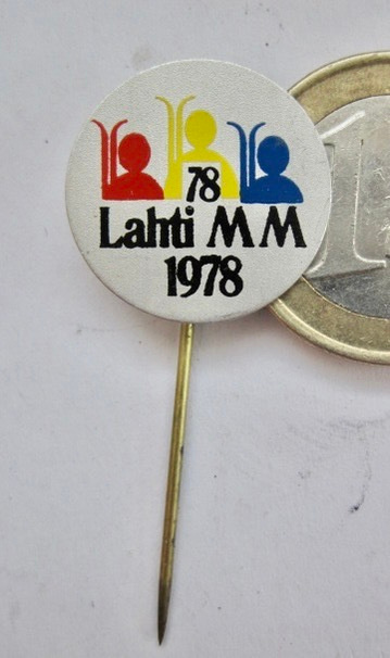 VANHA Merkki Lahti MM-kisat 18978 Hiihto