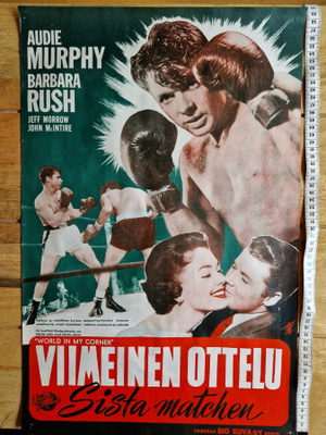 Viimeinen ottelu vintage-elokuva juliste