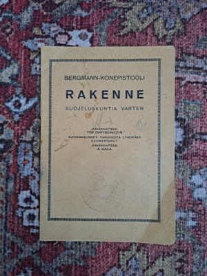 Bergmann-Konepistoolin Käyttöohje
