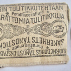 VANHA Tulitikku Etiketti Porin Tehdas 1900-l - pikkukuva 1