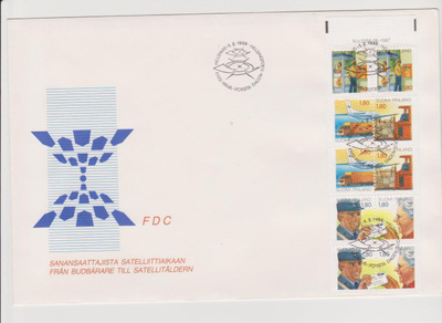 FDC 1988 Alennuspostimerkkivihko V10