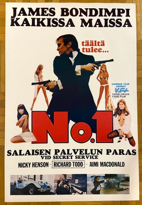 Vanha elokuvajuliste: No 1 salaisen palvelun paras