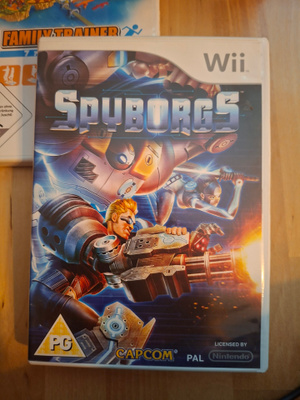 Wii Spyborgs + kotelo + ohjeet