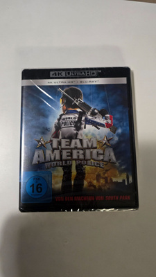 Team america world police .4k & blu-ray.uusi