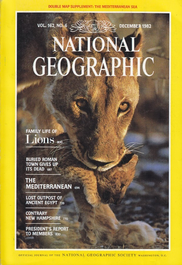 National Geographic vol.162 No.6 poster: Mediterranean Sea